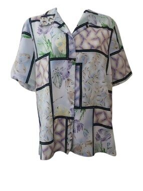 Allison Daley Floral Blouse Size 12